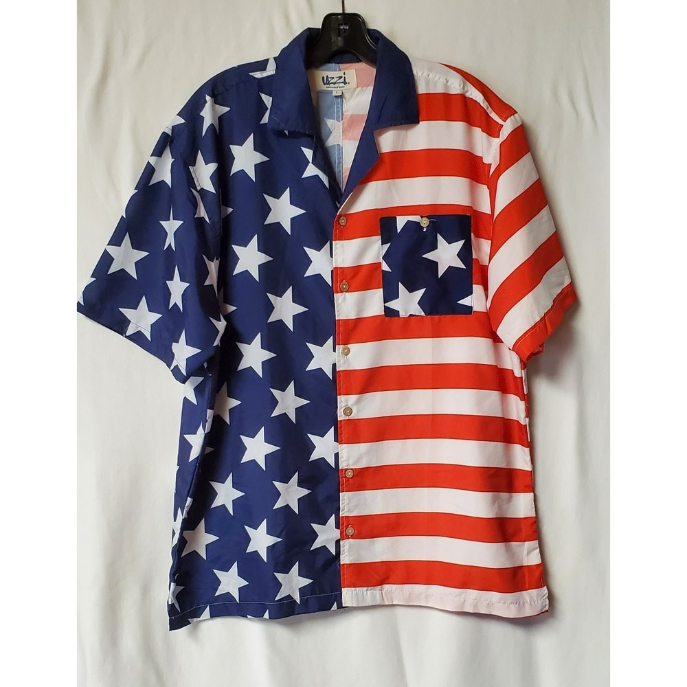 Uzzi Amphibious Gear Stars and Strips Shirt Size Large